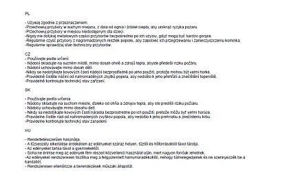 Szett kiegészítők  tűzhelyhez 5 az 1-ben