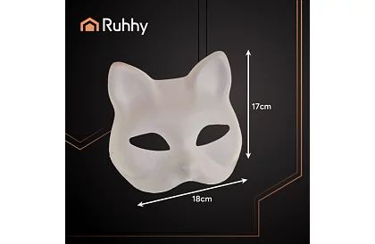 Macskamaszkok a karneválra 10 darab – DIY festőszett