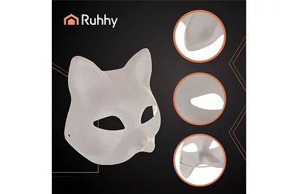 Macskamaszkok a karneválra 10 darab – DIY festőszett