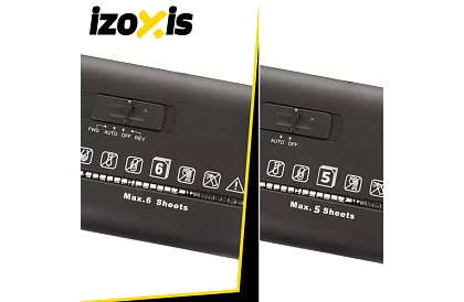 Irató gép 6 lap A4 - 10 liter