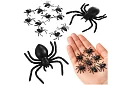 Műanyag pókok – Halloween dekoráció, 10 darab