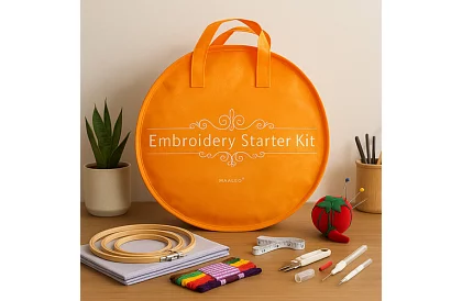 Nagy hímzőkészlet – kezdőknek és haladóknak