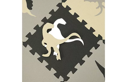 Habpuzzle összerakható szőnyeg - 106 × 106 cm