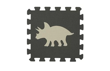 Habpuzzle összerakható szőnyeg - 106 × 106 cm