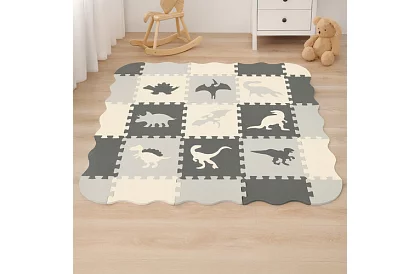 Habpuzzle összerakható szőnyeg - 106 × 106 cm