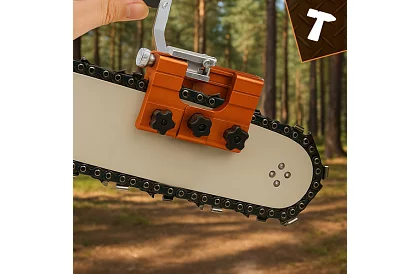 Bruska – kézi láncfűrész élező