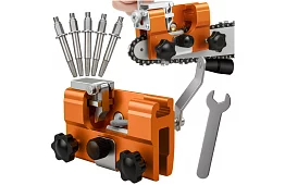 Bruska – kézi láncfűrész élező