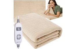 Fűtő takaró 180 × 130 cm - bézs, 10 üzemmód + távirányító