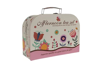 Gyermek tea készlet bőröndben