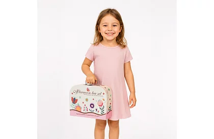 Gyermek tea készlet bőröndben