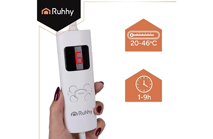 Fűtő takaró párna 180 × 130 cm, 6 üzemmód + távirányító