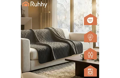 Fűtő takaró párna 180 × 130 cm, 6 üzemmód + távirányító