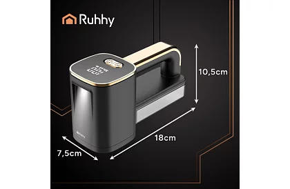 Akkumulátoros szöszeltávolító textilhez LCD kijelzővel