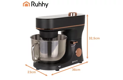 Konyhai robot 5,7 l-es fűtött tállyal – 2300 W + tartozékok