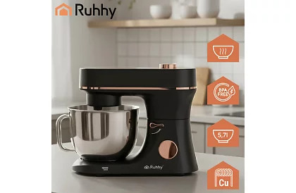 Konyhai robot 5,7 l-es fűtött tállyal – 2300 W + tartozékok