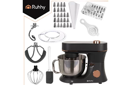 Konyhai robot 5,7 l-es fűtött tállyal – 2300 W + tartozékok