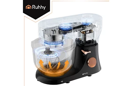 Konyhai robot 5,7 l-es fűtött tállyal – 2300 W + tartozékok