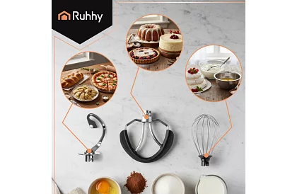 Konyhai robot 5,7 l-es fűtött tállyal – 2300 W + tartozékok