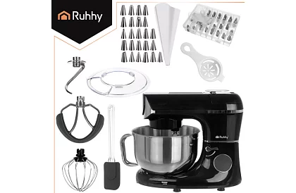 Konyhai robot 5,5 l-es fűtött tálcával és 2300 W-os súlymérővel + tartozékok