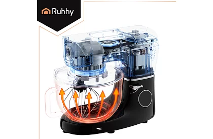 Konyhai robot 5,5 l-es fűtött tálcával és 2300 W-os súlymérővel + tartozékok