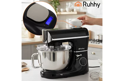 Konyhai robot 5,5 l-es fűtött tálcával és 2300 W-os súlymérővel + tartozékok