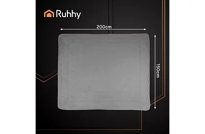 Kétoldalas meleg takaró 150 x 200 cm – sötétszürke