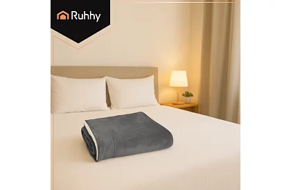 Kétoldalas meleg takaró 150 x 200 cm – sötétszürke