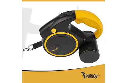 Flexi póráz kutyáknak LED lámpával - 5 m - 10 - 25 kg