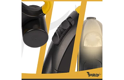 Flexi póráz kutyáknak LED lámpával - 5 m - 10 - 25 kg