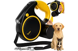 Flexi póráz kutyáknak LED lámpával - 5 m - 10 - 25 kg