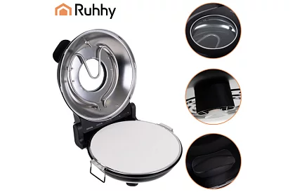 Otthoni pizza sütő kővel – 1200 W