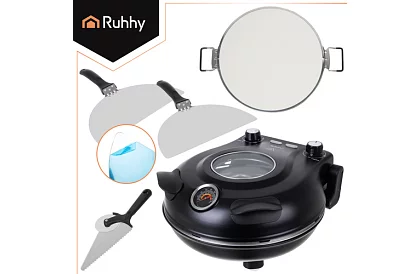 Otthoni pizza sütő kővel – 1200 W