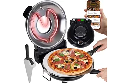 Otthoni pizza sütő kővel – 1200 W