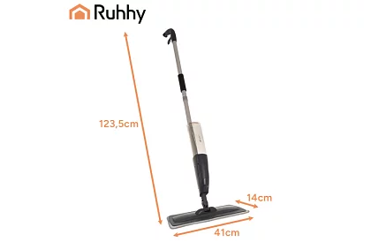 Mikroszálas mop permetezővel 41 cm, 600 ml tartály + 2 törlő
