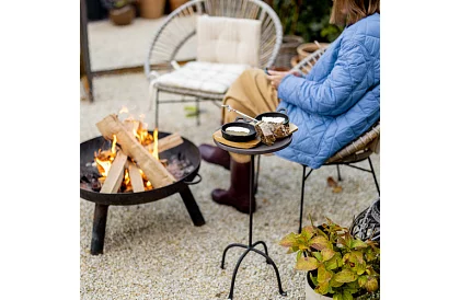 Kerti tűzrakás fogantyúkkal - 60 cm