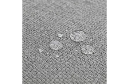 Összecsukható textil tároló puff 76 × 38 × 38 cm – szürke