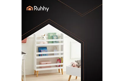 Könyvespolc, játékok – 95 × 15 × 50 cm