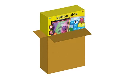 Oktatási mozaik - gombos puzzle