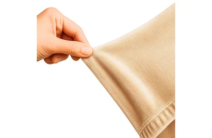 Feszítő huzat kanapéra 190–230 cm – Bézs bársony