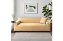 Feszítő huzat kanapéra 190–230 cm – Bézs bársony