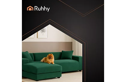 Feszítő huzat kanapéra 190–230 cm – Zöld bársony