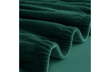Feszítő huzat kanapéra 190–230 cm – Zöld bársony