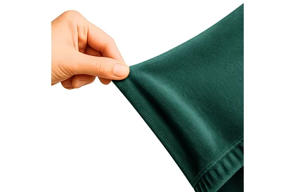 Feszítő huzat kanapéra 190–230 cm – Zöld bársony