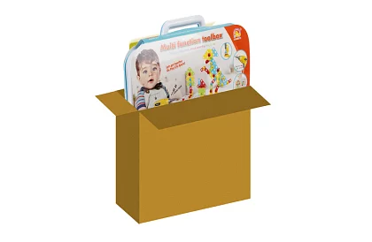 Csavarozó készlet gyerekeknek fúróval