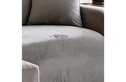 Feszítő huzat kanapéra 190–230 cm – Sötétszürke bársony