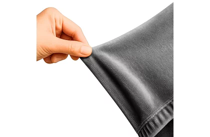 Feszítő huzat kanapéra 190–230 cm – Sötétszürke bársony