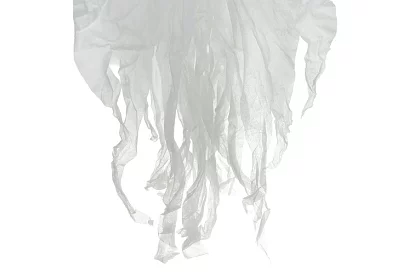 Zászlószellem 70 cm - függő dekoráció fehér