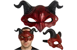 Karneváli maszkája ördög szarvakkal