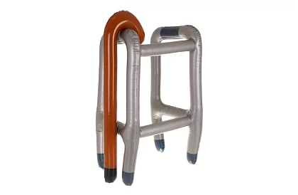 Felfújható járóka bottal + pumpa