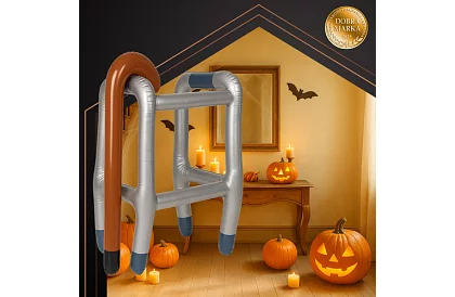 Felfújható járóka bottal + pumpa